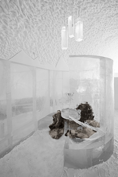 Photograph Marcus Peel Icehotel on One Eyeland